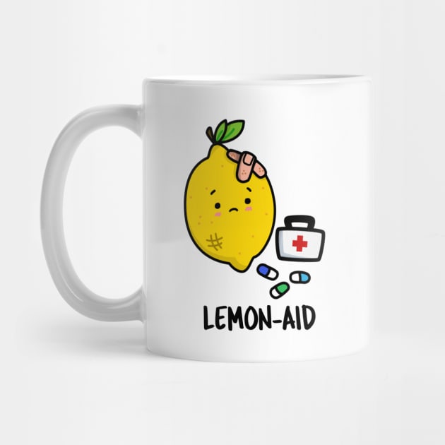 Lemon Aid Cute Lemon Pun by punnybone